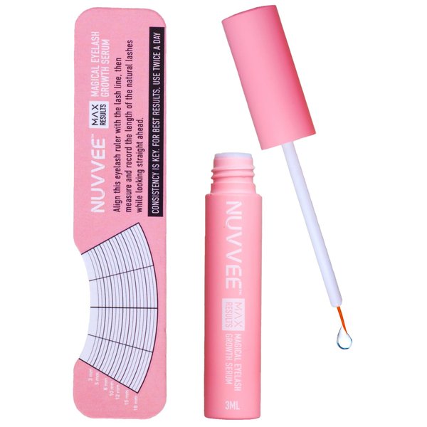 Nuvvee Lash Serum - Eyelash Serum for Longer, Thicker, Fuller-Looking Lashes - Enhancing Lash Roots - #1 Lash Growth Conditioning Serum