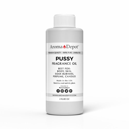 Aroma Depot Pussy Perfume/Body Oil (7 Sizes) Our Interpretation, Premium Quality Uncut Fragrance Oil Floral scent (2 Ounce Plastic Bottle (60ml))