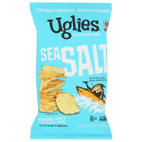 UGLIES SNACKS Original Sea Salt Potato Chips, 6 OZ