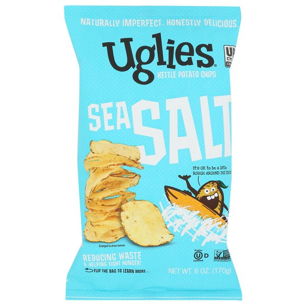 UGLIES SNACKS Original Sea Salt Potato Chips, 6 OZ