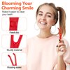 Dental Floss Holder Reusable Floss Picks Floss Holder Handle Interdental Toothpick Flosser for Oral Teeth Clearing (4 Pieces)