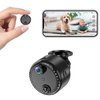 VIDCASTIVE 4K Mini WiFi Indoor Camera Wireless Nanny Cam with Night Vision, AI Motion Detection, Long Battery Life, Cloud & SD Storage