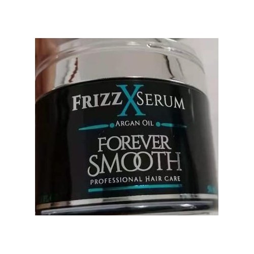 Forever Smooth FRIZZ-X HAIR SERUM FOR ALL HAIR TYPES. LIGHT WEIGHT. WOULD NOT CHANGE THE HAIR COLOR. AMAZING NEW PACKAGING (SILVER)