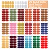 WOKOTO 20 Sheets Nail Polish Strips with Nail File Set Glitter Solid and Simple Solid Nail Polish Wraps Nail Stickers Full Nail Wraps for Women Nails Art Self Adhesive Decals Gel Nail Strips Wraps