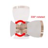 12 Volt DC LED Reading Light / Small Wall Sconce for RV Boat Yacht Camper Trailer Vehicle Automotive Warm White Set of 2