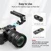 SmallRig Lightweight NATO Top Handle - Quick Release NATO Grip for DSLR Camera Cage - Universal Top Handle with 5 Cold Shoe Adapters and NATO Clamp (Lite) - 3766