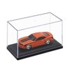 Tingacraft Small Display Case (3.3 x 1.5 x 1.9 inch) for 1/64 Model Car Acrylic Clear Box for Golfball