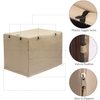 X-ZONE PET Double Door Dog Crate Cover - Polyester Pet Kennel Cover (Fits 24 30 36 42 48 inches Wire Crate) (30Inch, Tan)