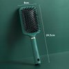 Reazana Detangling Brushes Anti-Static Detangler Hair Brush Fashion Massage Brush with Silicone Cushion Base Nylon Bristle Pins Blow Drying Hairbrush for Men and Women (Rectangle)