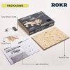 ROKR Assemble Solar Energy Powered Cars-Moveable 3D Wooden Puzzle Toys-Funny Teaching Educational-Home Deco-Model Building Sets-Best Christmas,Birthday Gift for Boys,Children,Adult (Curiosity Rover)
