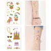 HAIIDODK Temporary Tattoos - 12 Sheets Princess Series Temporary Tattoos for Kids, Perfect for Birthday Party Decorations (Style B)
