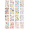 Temporary Tattoo for Kids, Waterproof Body Art Stickers, 120pcs Fake Tattoos Pattern, Mixed Style Cute Cartoon Tattoo Decorations, Birthday Party Favor Supplies for Boys Girls Children Toddler Teens
