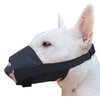 Nylon Dog Muzzle Adjustable Black (Medium: 7.5"-10.25" Snout)