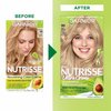 Garnier Hair Color Nutrisse Nourishing Creme, 90 Light Natural Blonde (Macadamia) Permanent Hair Dye, 2 Count (Packaging May Vary)