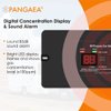 PANGAEA Digital RV Propane Gas Detector with 85dB Loud Alarm, DC 12V, for Trailer, Motorhome, Motorcoach (Surface Mount - Black)