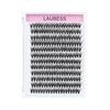 DIY Eyelash Extension 240pcs 40D Cluster Lashes Long False Eyelashes Individual Lashes Cluster Eyelash Extensions (40D-0.07D-13mm)