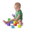 Bright Starts KaledioCubes 9pk Stack & Squeeze Blocks Baby Bath Toys - Play & Learn with Colors, Numbers & Shapes, Ages 3 Months+, Multicolor