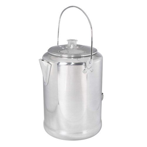 Stansport Camper's Percolator Coffee Pot 20 Cups (279), Aluminum