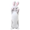 Yeqivo Long Rabbit Plush Toy, Soft Long Rabbits Stuffed Animal Cute Grey Bunny Hugging Plush Pillow Rabbit Stuffed Animal Plush for Kids(Grey Rabbit,19.68Inch/50cm)