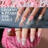 FANDAMEI Nail Art Kit, Nail Charms And Gems, Nail Art Charms, Nail Design Kit, Rhinestones For Nails, Nail Gems, Bow Nail Charms, Bow Charms For Nails, Flower Nail Charms, Pearls For Nails