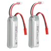 Alomejor 2PCS RC Airplane Lithium Battery 7.4v 600mah RC Airplane Replacement Batteries for WLtoys XK A280 RC Aircraft