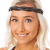 Hipsy Women's Adjustable No Slip Cute Fashion Headbands Braided Hairband Packs (5pk Braided & Hippie Headband Multi Pack)