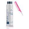 Kuss Comb + LENDAN PlexForte #4 SHAMPOO, No 4 N4 Cleanser Hair Plex Forte Bond Thickening Strenghtens & Repairs (w/PINK Argan-Infused Rat Tail Comb) (#4 Shampoo - 10.8 oz)