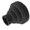 Hair Dryer Diffuser Universal Silicone Hair Dryer Diffuser Portable Travel Folding Hair Blow Dryer Diffuser(Black)