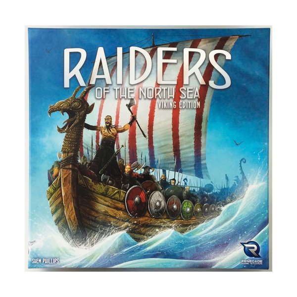 Renegade Games Studios: Raiders of The North Seas: Viking Edition, Strategy Board Game, 2 to 4 Players, 30 Minute Play Time, For Ages 12 and up