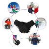YukiniYa Kids Winter Gloves Back Water Resistant Touchscreen Warm Soft Lining Gloves for Boys Girls 3-15 Years Black
