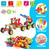 Kids STEM Building Toys for 3 4 5 6 7 8+ Year Old Boy Girl Birthday Gift, 125 Pcs Preschool Classroom Educational Building Blocks Stem Kits Activities Ages 3-5 4-8 5-7 6-8 Engineering Creative Games