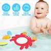 TOYANDONA EVA Bathing Toy Shower Toys for Toddlers 1-3 2pcs Mirror Bath Toys, Baby Mirror Toys Frog Crab Bath Toys for Toddlers Baby Kids Bathtub Toys Bathtime Toys Baby Water Toys