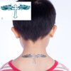 Yeeech Temporary Tattoos for Kids Cross Wings Halloween Neck Makeup Waterproof Small (4 Sheets)