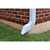 GutterGate 4"x3" Type-B White Gutter Downspout Extension Accessory
