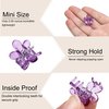 Small Claw Hair Clips for Women Girls - Mini Flower Hair Clips Tiny Claw Clips for Thin Hair Strong Hold Cute Jaw Clip Nonslip Hair Styling Accessories