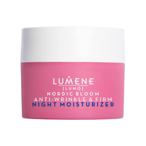 Lumene Nordic Bloom [Lumo] Anti-Wrinkle & Firm Night Moisturizer - Hydrating Face Moisturizer for Visibly Radiant & Smooth Skin - Formulated with Pre-Retinol Complex + Lingonberry Extract (1.7 oz)