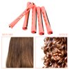 WILLBOND 48 Pieces Plastic Pink Perm Rods Long Variety Hair Perm Rods Hair Curling Roller Rods for Women Hair Hairdressing Styling Tools