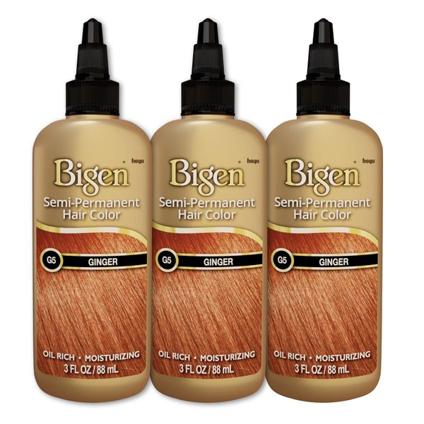G5 Ginger Bigen Semi Permanent Hair Color (3 Pack)
