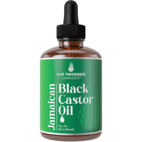 Jamaican Black Castor Oil For Hair Growth. Vegan Scalp Treatment For Women, Men with Dry, Frizzy,...