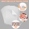 90PCS Graphite Transfer-Paper and 60PCS Tracing-Paper - Carbon Paper for Tracing Graphite Paper Carbon Copy Paper for Wood,Craft,Canvas DIY A4 Size 8.5 X 11 Inch