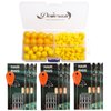 Dovesun Carp Fishing Hair Rigs Carp Rig Kit Fishing Bait Rigs Carp Fishing Bait Fishing Accessories 41pcs/151pcsHooks Set 6#4#2#