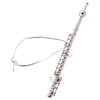 Silver Flute Musical Instrument Christmas Tree Ornament Decoration Music Band