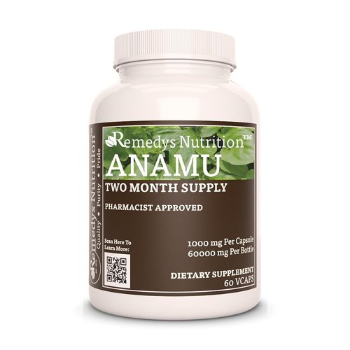 Remedy's nutrition Anamu Herbal Supplement 1,000 mg, 60 Capsules | Support Immunity, Fight Inflammation & Microbes | Non-GMO, Vegan, Gluten-Free, No Fillers or Additives Guaranteed