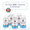 KAL Cal/Mag/Zinc | 1000mg Calcium, 400mg Magnesium & 15mg Zinc | Bone, Muscle, Heart & Immune Support | 100ct, 33 Serv