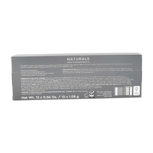 Naturals Smoky Eye Shadow Pallet 12 x 0.04oz/12 x1.08g