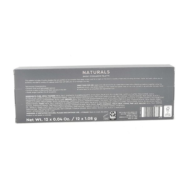 Naturals Smoky Eye Shadow Pallet 12 x 0.04oz/12 x1.08g