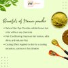 100% Natural Henna Powder Pure Lawsonia Inermis For Hair Dye and Color | No Gluten | No Parabens | No Fillers | No Sulfates | No PPD or Any Chemicals for Healthy Hair Care 0.50 LBS 227 GMS