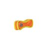 DURAFORCE-Durable Woven Fiber-Bone-Squeakers-Multiple Layers. Made Durable, Strong & Tough. Interactive Play Dog Toy (Tug, Toss & Fetch). Machine Washable and It Floats. (Junior, Orange Tiger 2 Pack)