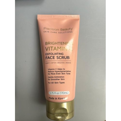 Brightening Vitamin C, Exfoliating Face Scrub, Purify, Detox, Brighten, Renew