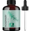 Pure Rosemary Oil for Hair Care - Volumizing Aromatherapy Rosemary Essential Oil for Diffuser Plus Hair Skin and Nail Care - Nourishing Rosemary Hair Oil for Enhanced Shine and Dry Scalp Care (2oz)